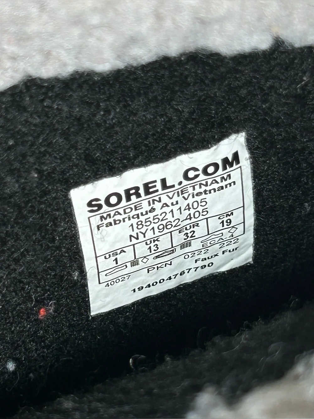 Sorel Yoot Pac Kids Blue Waterproof Insulated Winter Snow Boots Boy’s Size 1